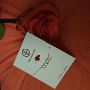 Giani Bernini Mom Pendant Necklace in Sterling Silver MSRP $85 CP687